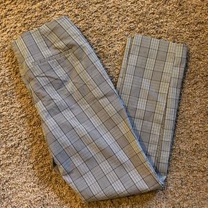 Plaid Tapered Pant